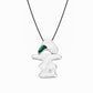 Soop Korean Hangul Forest Malachite Pendant 숲