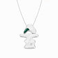 Soop Korean Hangul Forest Malachite Pendant 숲