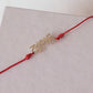 Korean Custom Name Cord Bracelet in 14K Solid Gold – Personalized