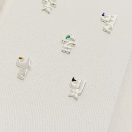 Korean Letter Hangul Flower Carnelian Necklaces 한글 목걸이 펜던트 | BY L’AIMÉ NEW YORK Fine Jewelry NYC
