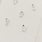 Korean Letter Hangul Flower Carnelian Necklaces 한글 목걸이 펜던트 | BY L’AIMÉ NEW YORK Fine Jewelry NYC