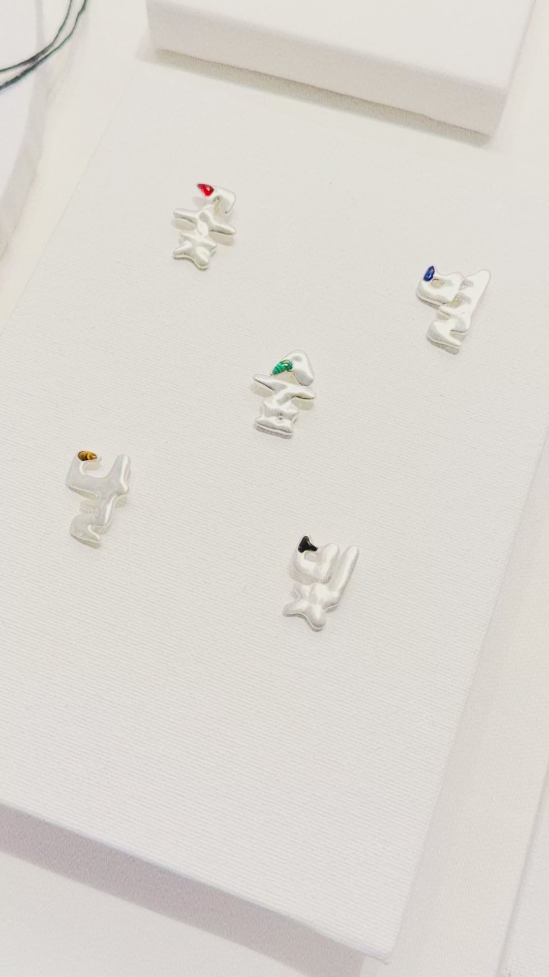 Korean Letter Hangul Flower Carnelian Necklaces 한글 목걸이 펜던트 | BY L’AIMÉ NEW YORK Fine Jewelry NYC