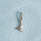 One Pavé Diamond Charm 14K Solid Gold – Heart Star Moon Lightning Bolt