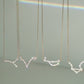 BY L’AIMÉ NEW YORK Virgo Zodiac Constellation Pavé Lab Diamond Necklace 14K Solid Gold Fine Jewelry NYC
