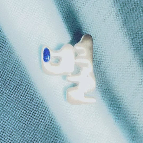 Byul Korean Hangul Star Lapis Pendant Necklace 별