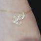 L Script Initial Letter Pavé Diamond Pendant 14K Solid Gold