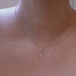 S Script Initial Letter Charm 14K Gold