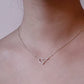 Capricorn Constellation Pavé Lab Diamond Necklace 14K Solid Gold