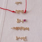 Korean Custom Name Necklace 14K Solid Gold – Personalized
