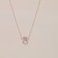 Hangul Initial Pavé Natural Diamond Necklace Korean Letter Charm 14K Solid Gold  ㅎ 한글 목걸이 | BY L’AIMÉ NEW YORK  바이라메 뉴욕